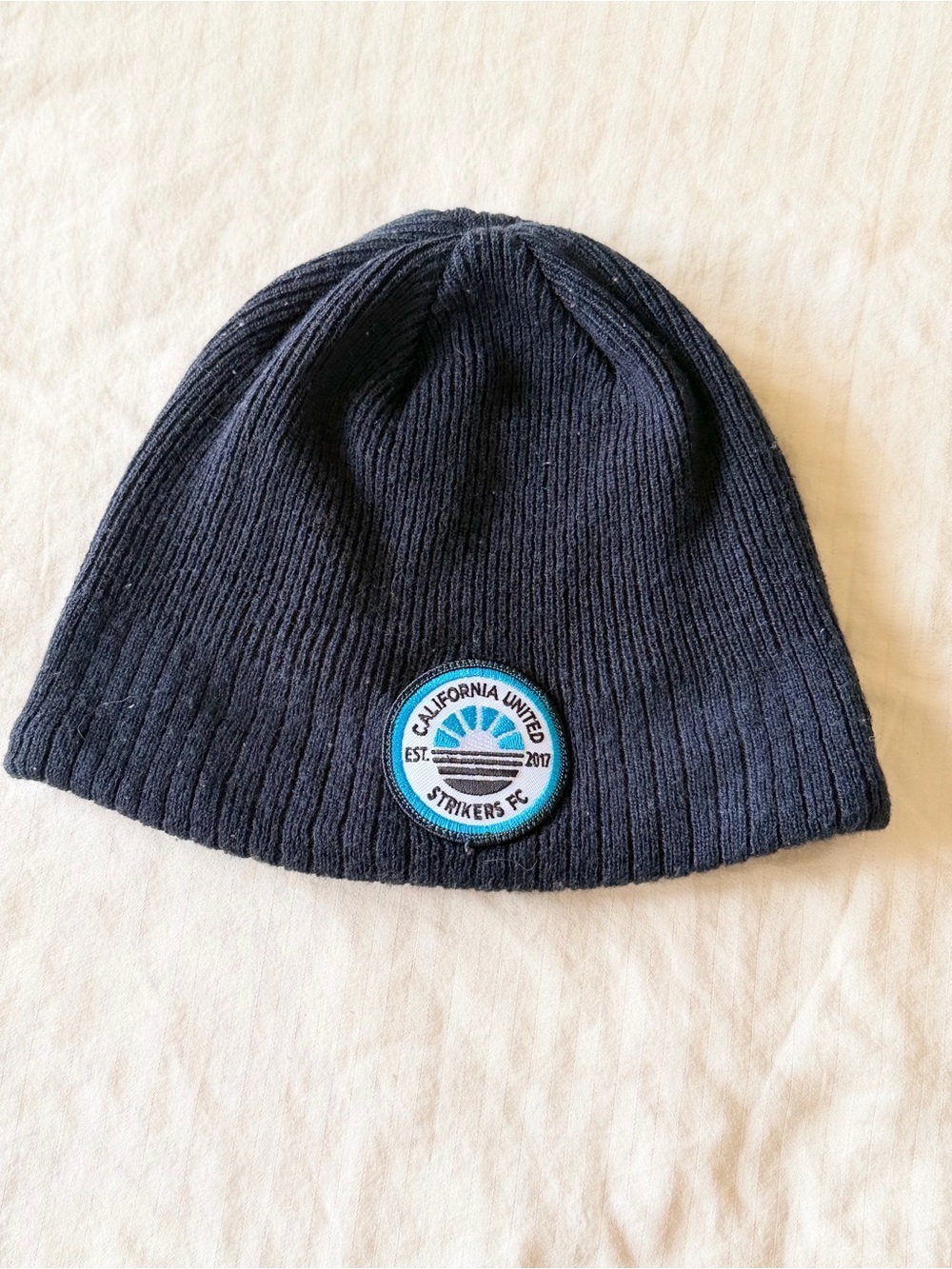 2017 California United Strikers FC Black Knit Beanie